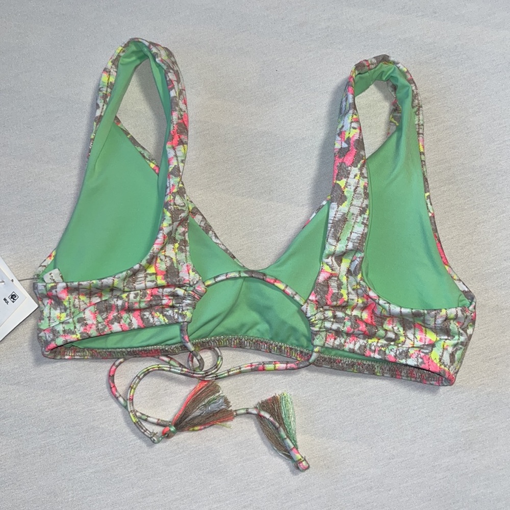 BECCA Multicolor Bikini Top Small - Picture 3 of 10